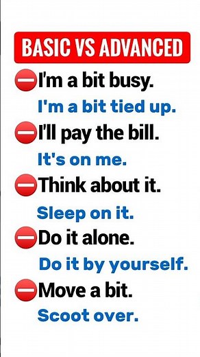 Basic vs Advanced English | Speak Fluent English with Powerful Vocabulary