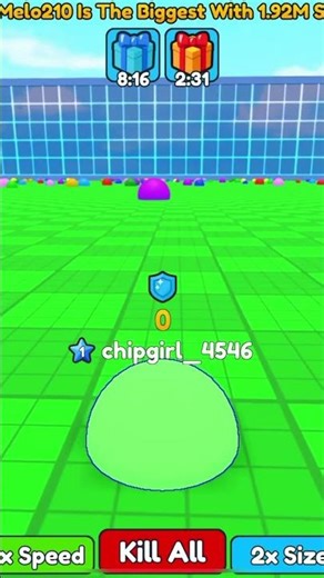 Playing eat blobs in Roblox ( wait for it)