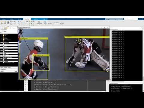 [Demo] - Use YOLOv4 to detect hockey video in MATLAB