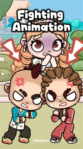 Fighting Animation Tutorial ‼️😤 #avatarworld #trendingshorts #viral