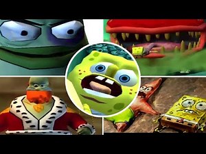 The SpongeBob SquarePants Movie All Bosses | Boss Fights (PS2, Gamecube, XBOX)