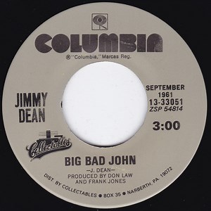 Jimmy Dean - Big Bad John / Little Black Book