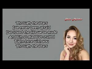 Through The Years - Kenny Rogers (Cover by Shen Asidor) [Lyrics Video]