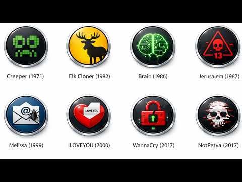 Every Famous PC Virus from 1990–2006 Explained | ILOVEYOU, WANNACRY & More