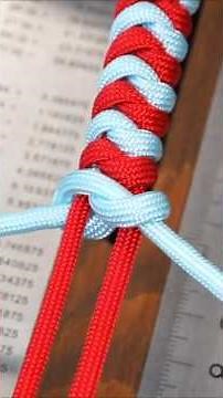 Alternating 2 Strand Wall Knot | Easy Paracord Bracelet Tutorial #paracordbracelet #bracelet #diy