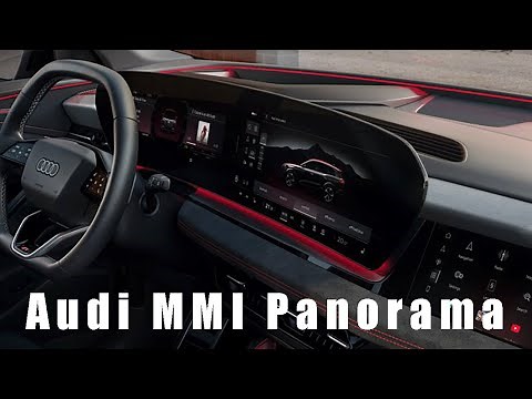 The NEW Audi MMI Panorma infotainment system | Full Tour | Audi Q6 E-Tron / A5 / A6 E-tron