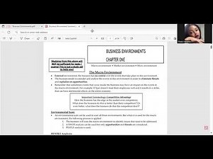 IEB GRADE 12 CHAPTER 1 BUSINESS ENVIRONMENTS