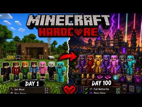 Minecraft One Chunk with 3 Players for 100 Days! 3 Players Survive 100 Days in ONE CHUNK!ya lo