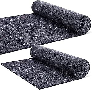 Frienda 2 Pcs Dishwasher Insulation Blanket Cotton Insulation Blanket Sound Roll for Wall, Pipe, Dishwasher(Grey,24 x 48 x 0.2 Inches)