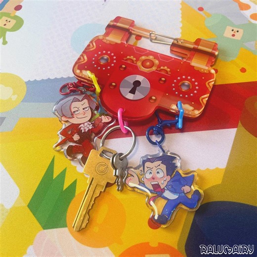 Ace Attorney Psyche Lock Carabiner - Etsy