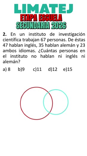 Ejercicios Clave para LIMATEJ SECUNDARIA 2026