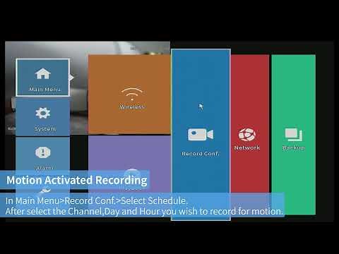 How to Set Record Mode-2021 SMONET Wireless Camera system