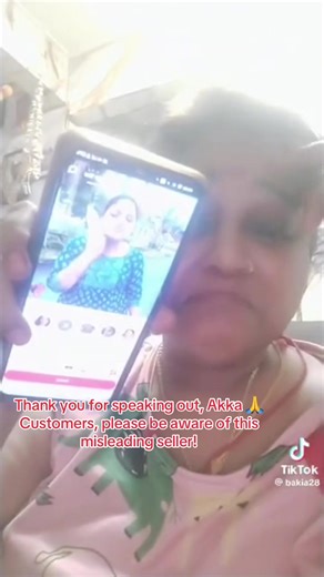 Thank you for speaking out, Akka 🙏 Customers, please be aware of this misleading seller!#nalineekothandabani #dhanazcollections #fyppppppppppppppppppppppp #fyp #fypシ゚