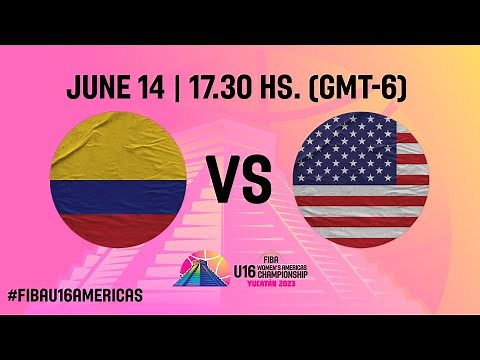 Colombia v USA | Full Basketball Game | FIBA U16 Women's Americas Championship 2023