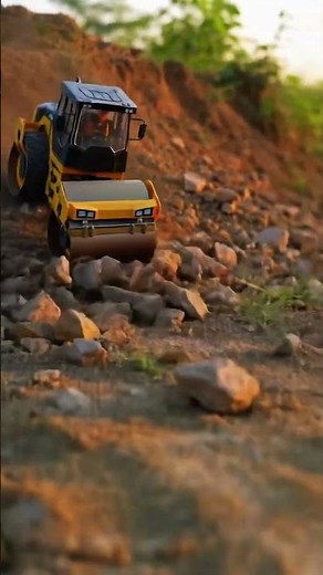 Incredible RC Road Roller Compacting Action! 🚧💨