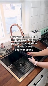 This genius sink is a GAME-CHANGER for small kitchens! ✨ Our tiny cabin has limited counter space, but this workstation sink maximizes every inch. With built-in ridges to hold a dish rack, strainer, or cutting board, it turns into a multi-tasking workhorse! 🙌 Want the link? Comment SINK below, and I’ll DM it to you! Or grab it in my Amazon shop: https://thediymommy.com/Amazon #SmallSpaceSolutions #KitchenHacks #smallhome #BudgetDecor #TheDIYMommy #CozyDIYHome | Cozy DIY Home