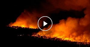 Large Wildfire Burns in New Jersey