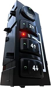 4WD Switch Case 4x4 Transfer Case Electronic Shifter - Wheel Drive Switch for Chevy Avalanche Silverado Suburban Tahoe GMC Sierra Yukon - Replaces OE# 15136039,15164520,19259313,901-072