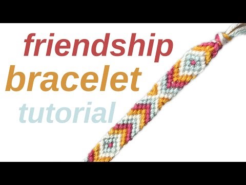 easy bracelet tutorial || friendship bracelets