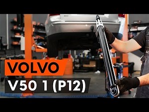 How to replace a rear shock absorber on VOLVO V50 1 (P12) [AUTODOC TUTORIAL]