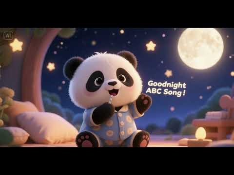 🐼🌙 Goodnight ABC Song with Baby Panda | Bedtime Alphabet Lullaby for Kids