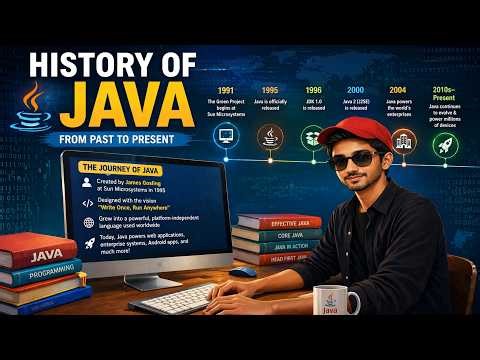 The History of Java in 5 Minutes ☕ | From James Gosling to Modern Programming 🚀 #java #history