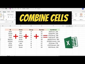 How to Combine Text from Multiple Cells in Excel