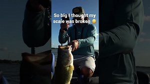 Giant fish made me doubt my fishing scale accuracy
