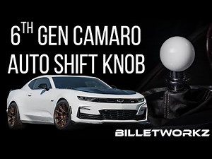 6th Gen Camaro Auto Shift Knob Install - Billetworkz