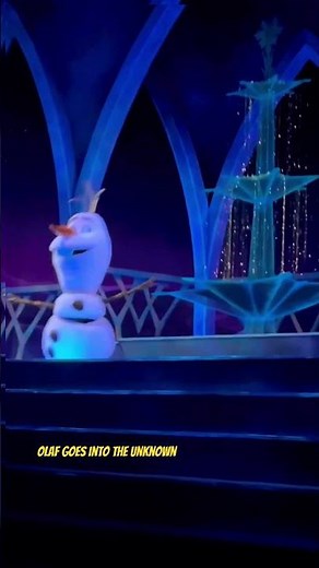 Into the Unknown with Olaf! ⛄ EPCOT Frozen Fun! #disney #frozen #shorts