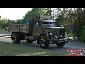 Scania-Vabis L71 “Regenten” -54 – Legendary Swedish Truck in Action #scania