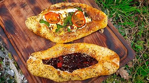 Delicious Turkish pide from the Irish forest