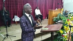 Mr. Reese rendering his tribute in song at the Celebration Service for Ronald Carnegie at Mount Salus Gospel Church. | Jones Funeral Home and Supplies | Facebook