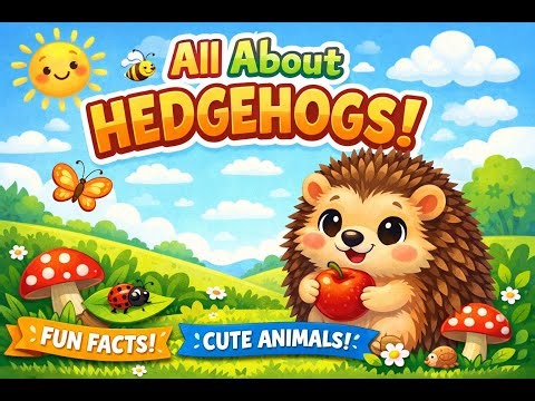 🦔 Hedgehogs! Amazing Facts for Kids 🧠✨