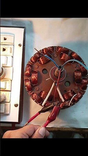 How to Check Ceiling Fan winding using a series test lamp ?