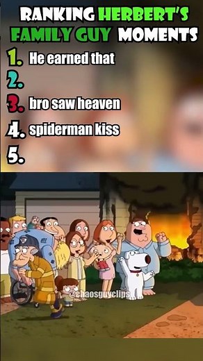 Ranking herbert's moments in family guy