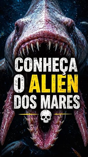 CONHEÇA O TUBARÃO QUE PARECE UM ALIEN 👽​ #viral #curiosidade