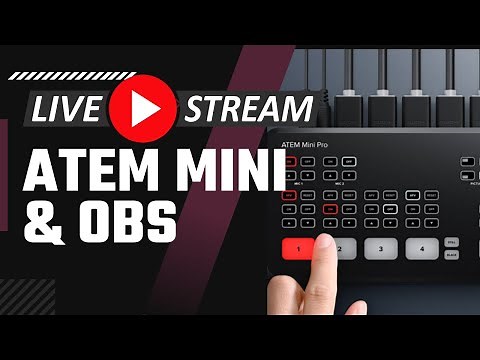 ATEM Mini Pro Setup with OBS Tutorial - Livestream Q & A