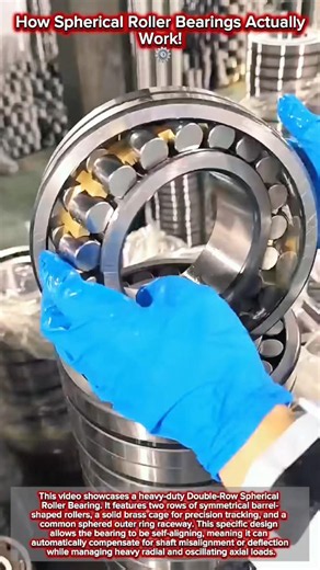 How Spherical Roller Bearings Actually Work! ⚙️