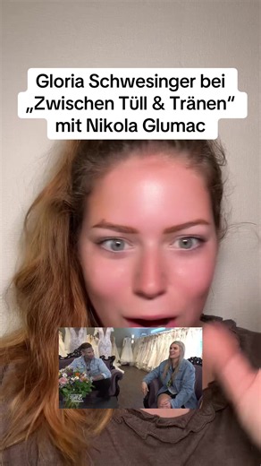 Gloria Schwesinger bei „Zwischen Tüll & Tränen“ mit Nikola Glumac Quelle: RTL #gloriaschwesinger #nikolaglumac #zwischentüllundtränen #trashtv #realitytv
