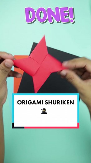Cara Membuat Shuriken Origami untuk Anak