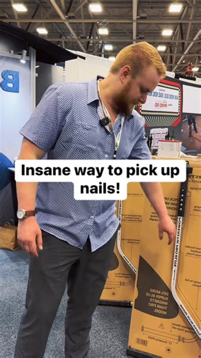 4M views · 10K reactions | How to pick up nails, quick and easy! With this insane tool. Roofing company | American Contractor | Facebook