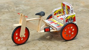 3K views · 158 reactions | How to make Popsicle Sticks Cycle Rickshaw...