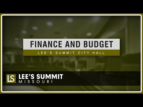 Finance & Budget Meeting (3/2/2026) | LEE'S SUMMIT, MO