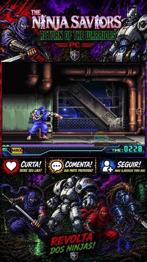 The Ninja Saviors Return of the Warriors Stage 2 Parte 07 #gameplay #retrogaming #ninjawarriors