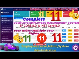 EP 11 Complete Employees Management System Using ASPNET Core MVC, EF Core,SQL|AdminLTE|Perform CRUD💥