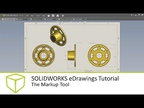 SOLIDWORKS eDrawings Tutorial - The Markup Tool