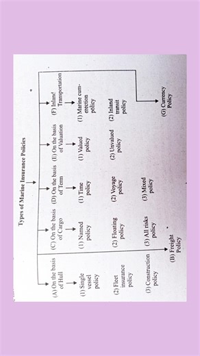 Types of Marine Insurance Policies #shorts #ytshorts #trending #viral #marineinsurance #shortsfeed