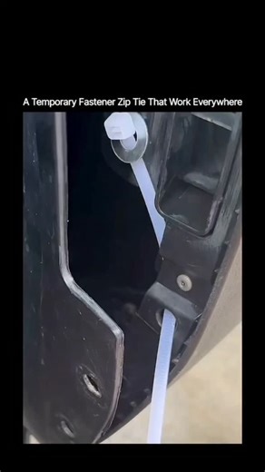 Brainexpln™ on Instagram: "Stop treating zip ties as one-time disposables. This is the Temporary Fastener Logic, a masterclass in re-engineering a basic tie for versatile, reusable site-work. The critical step is the reverse-engagement. By threading the tie through the locking head backwards, or using a second tie as a "release-trigger," you create a high-tension grip that can be dismantled in seconds without cutting. This allows you to secure scaffolding, cables, or timber temporarily while mai