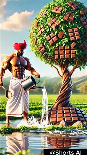 The Pigeon Who Saved the Chocolate Tree! #reelschallenge #ai